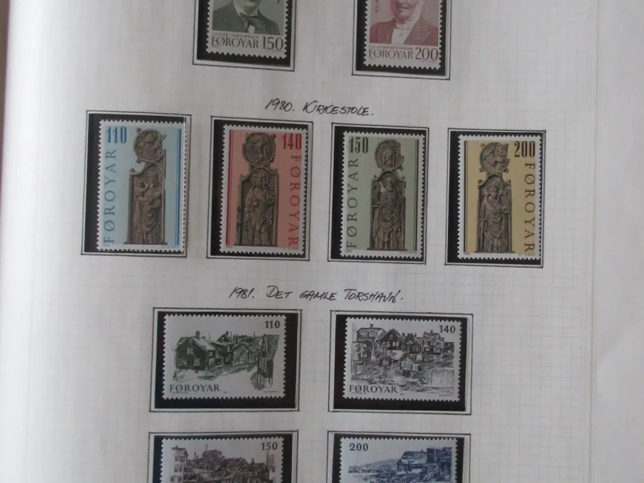 Billede 7 - Færøerne start samling postfriske frimærker