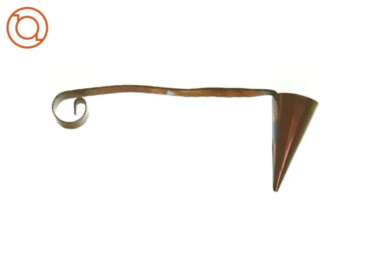 Billede 1 - Antik Svensk Kobber Lyse slukker (str. 16 x 3 x 6 cm)