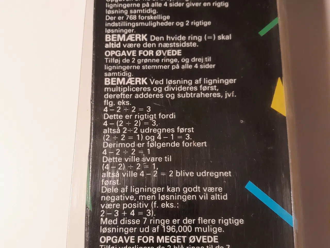 Billede 5 - Regnestav matematik