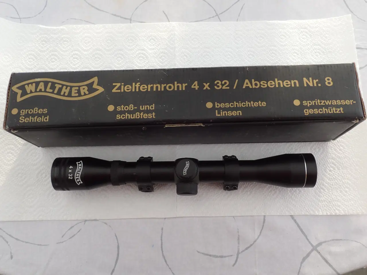 Billede 8 - kikkertsigte 4x32 til luftgevær eller salonriffel.