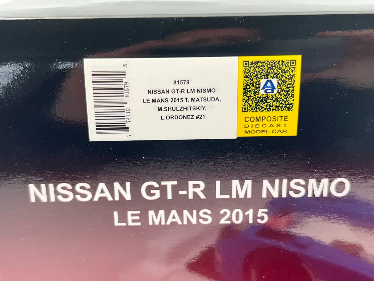 Billede 10 - 2015 Nissan GT-R LM Nismo #21 AUTOart - 1:18  