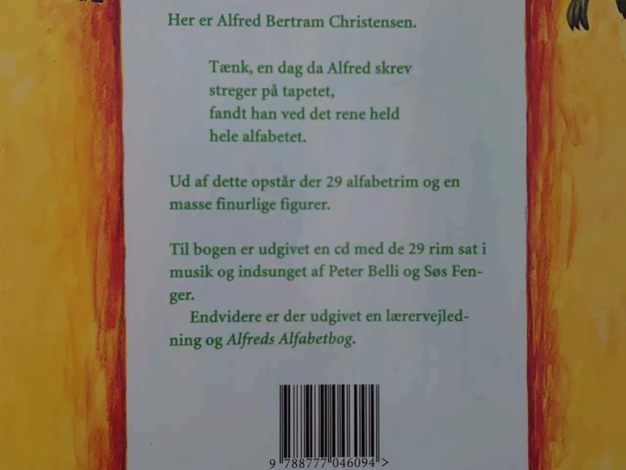 Billede 2 - Eva Chortsen:Alfabetet på tapetet.ill. K. Raagaard