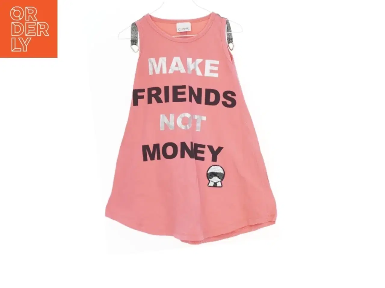 Billede 1 - Lyserød kjole med tekst fra Contrast (str. 104)