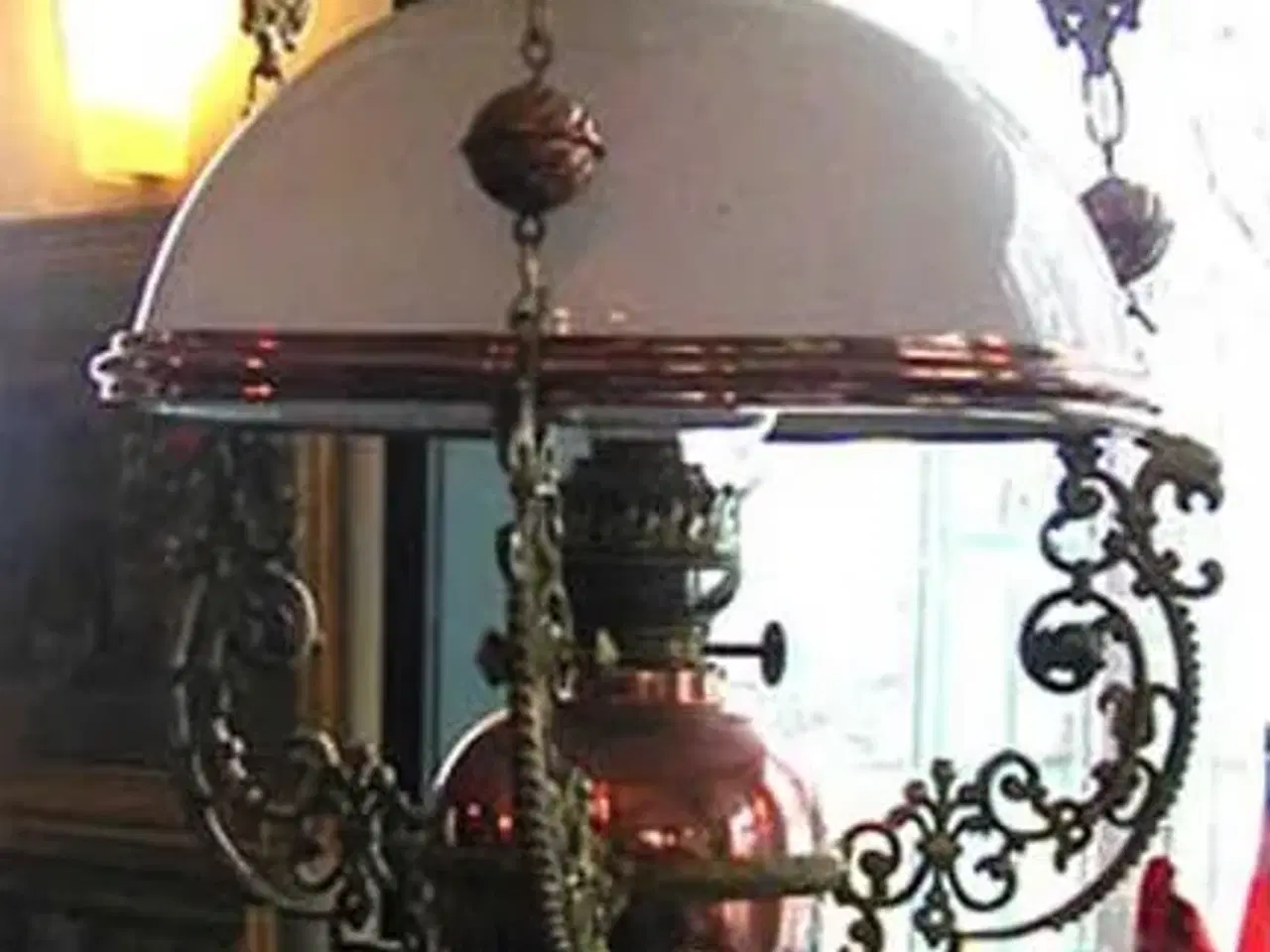 Billede 2 - Kobber petroleumslampe