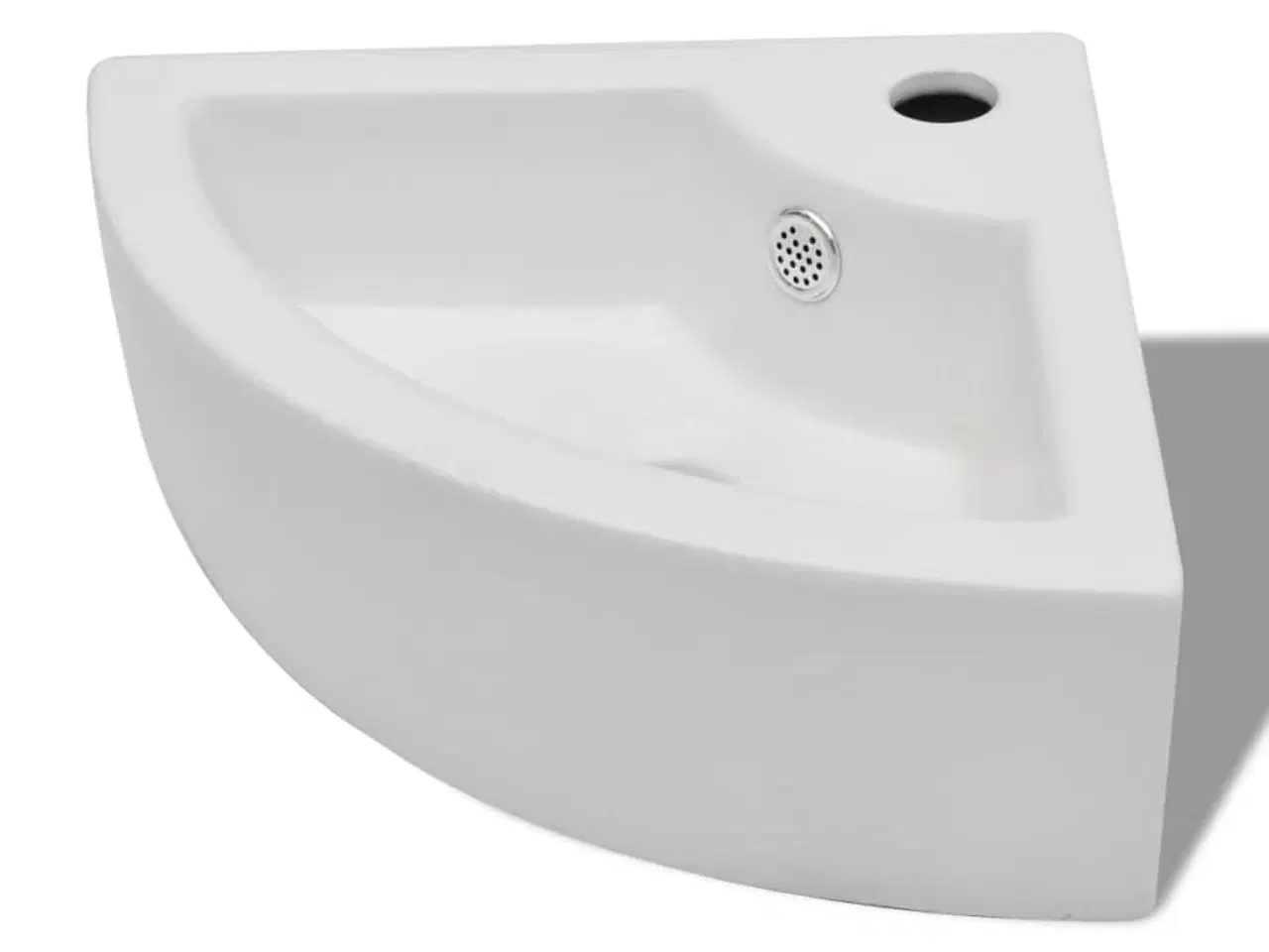 Billede 2 - Håndvask med overløb 45 x 32 x 12,5 cm hvid