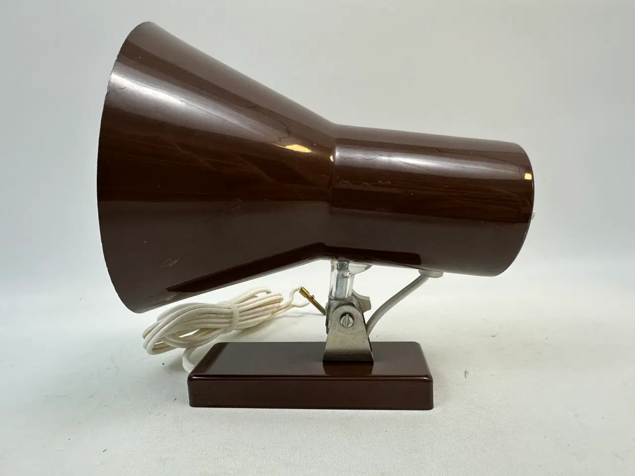Billede 5 - Brun retro væglampe (LB)