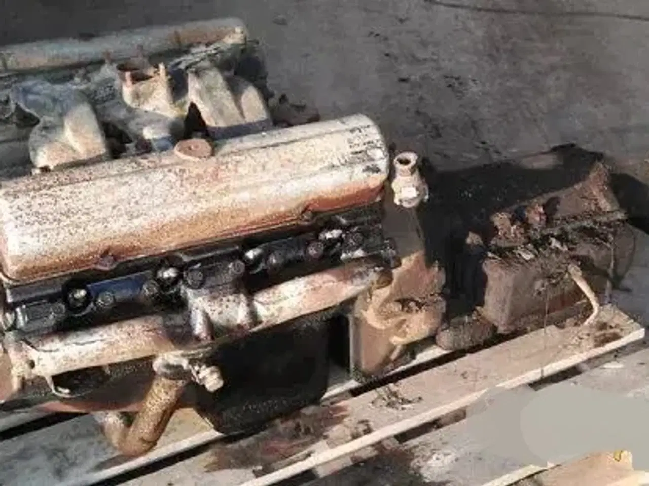 Billede 1 - 1949 Cadillac 331 motor og gear.