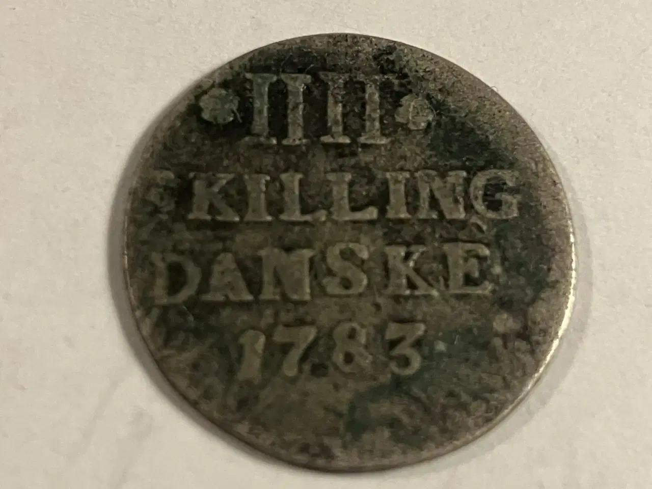 Billede 1 - 4 skilling 1783 Denmark
