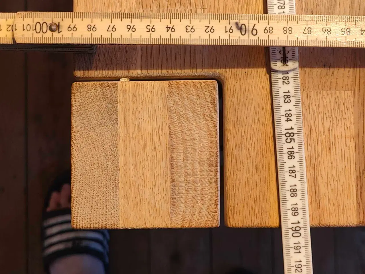 Billede 4 - Spisebord + 6 stole EG behandlet 2 tillægsplader