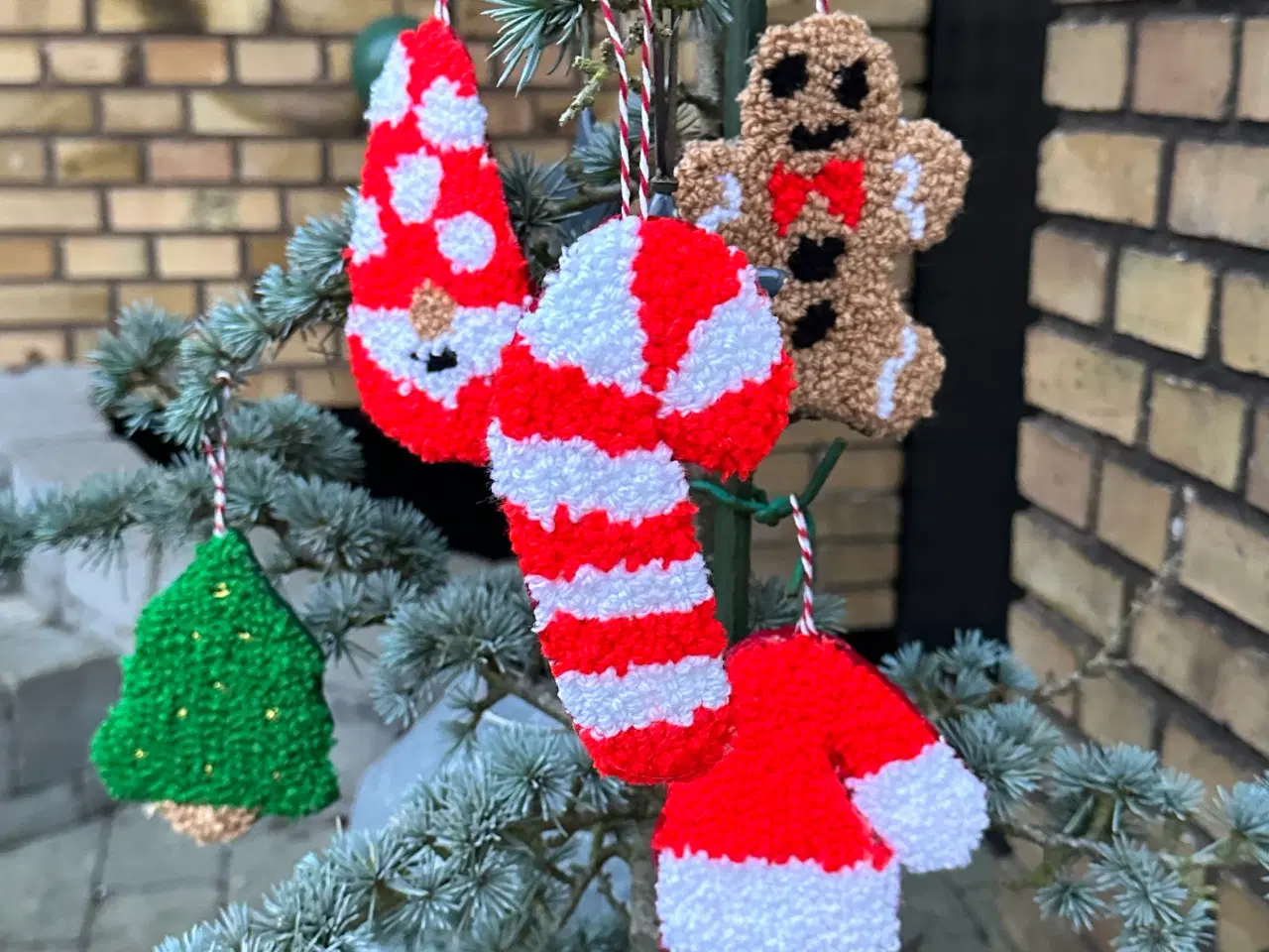 Billede 9 - Tuftede jule ornamenter 