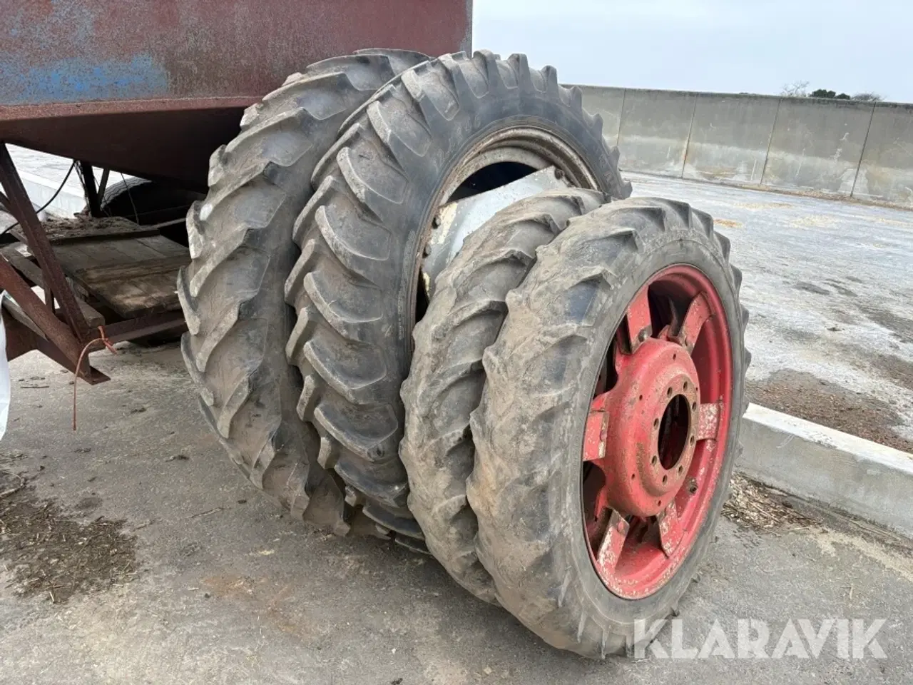 Billede 1 - Sprøjtehjul 4 styk Alliance + kléber