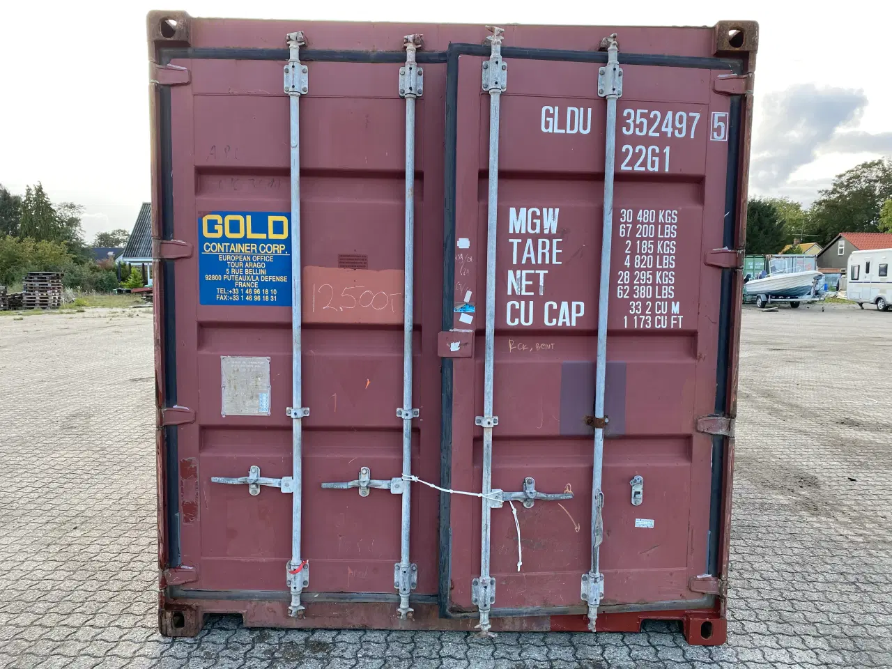 Billede 1 - 20 fods container - ID: GLDU 352497-5