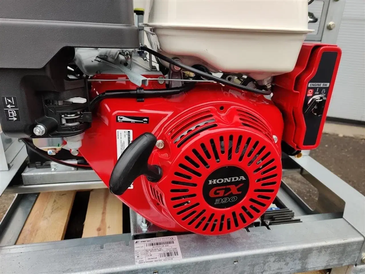 Billede 4 - AB Mobil 220/20-300 Honda 13hk el-start OBS: 2x slangeoprul i rustfri stål