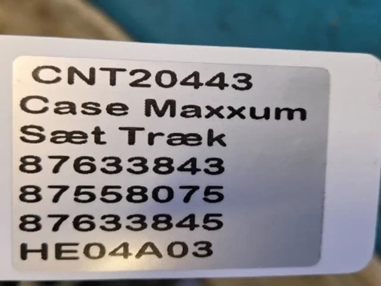 Billede 19 - Case Maxxum 145 Træk Sæt 87633843