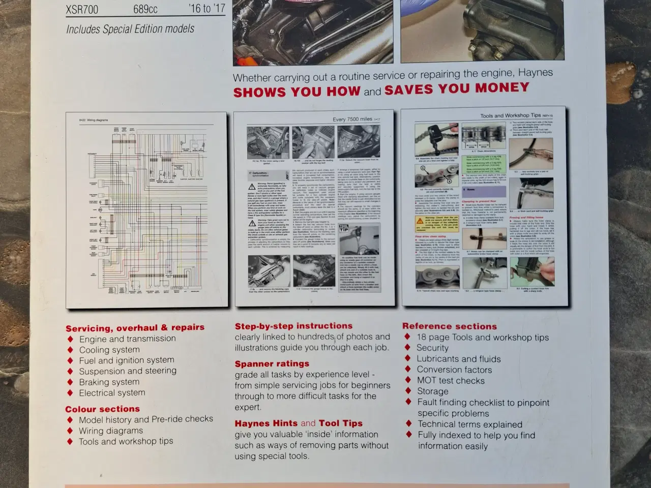 Billede 2 - Yamaha MT-07 Haynes service repair manual bog