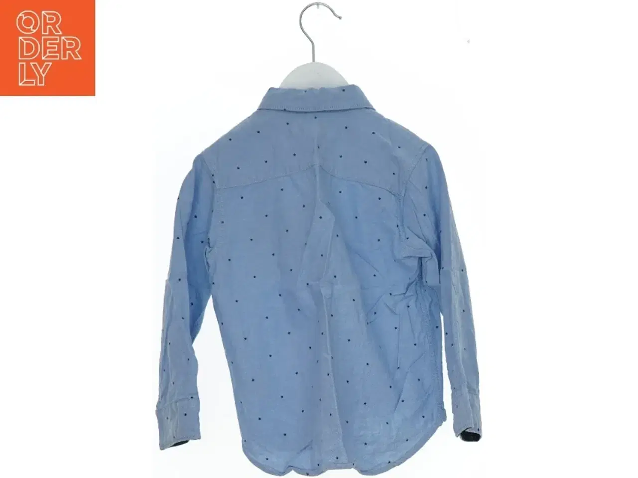 Billede 2 - Lyseblå skjorte med prikker fra Logg (str. 110)