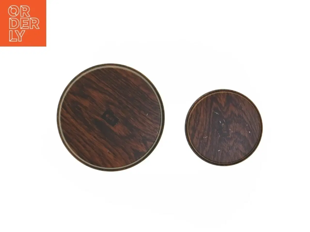 Billede 4 - Vintage bordskåner sæt fra Ira (str. Et styk. ø. 12 cm. 6 styk. ø. 8,5 cm)