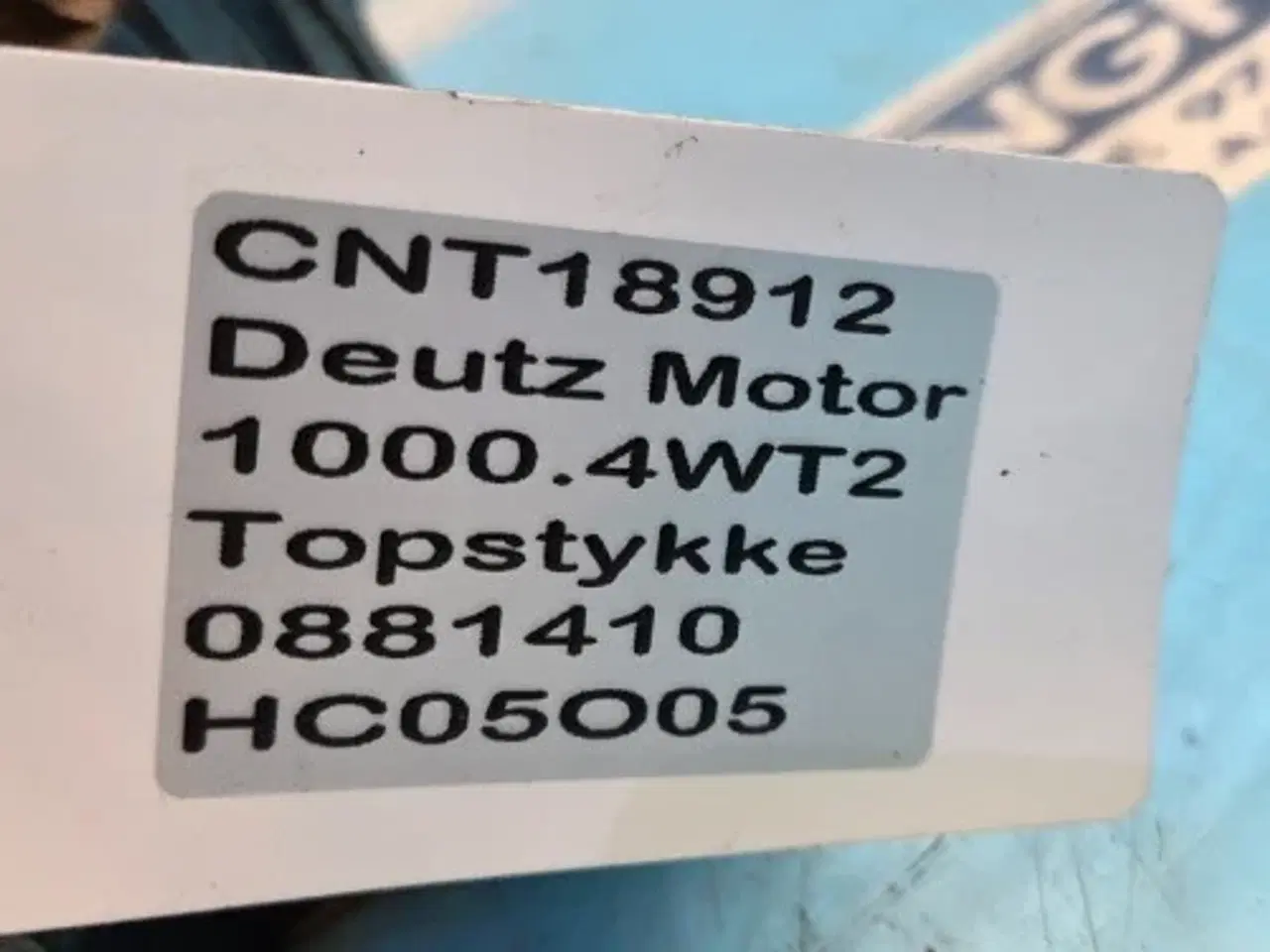 Billede 14 - Deutz 1000.4WT2 Topstykke 0881410