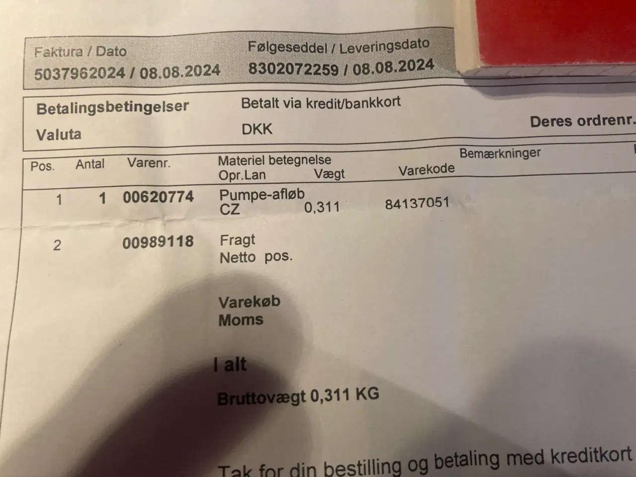Billede 3 - Bosch/Siemens afløbspumpe opvaskemaskine