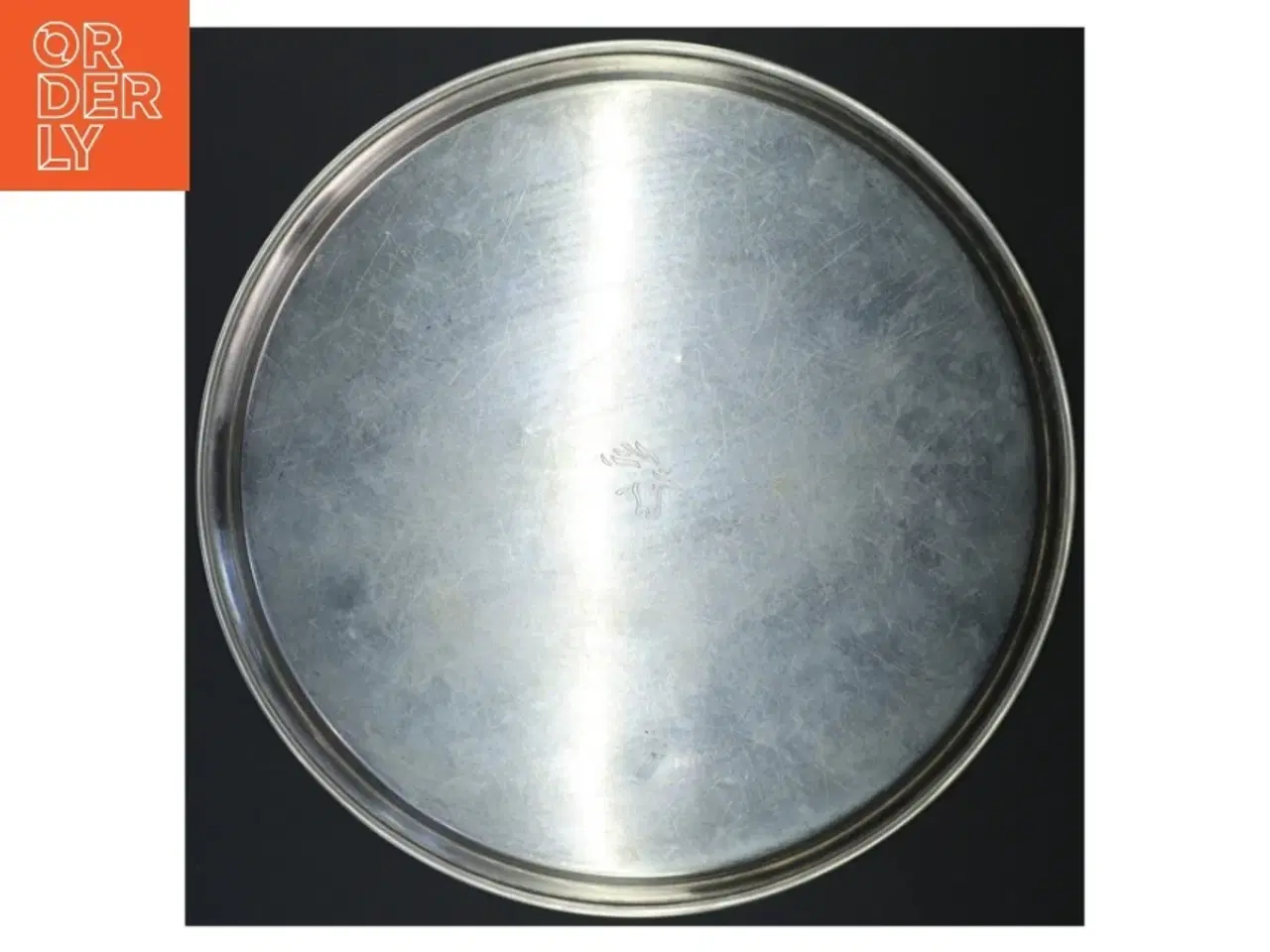 Billede 3 - Rund metal bakke (str. 29,5 x 2 cm)