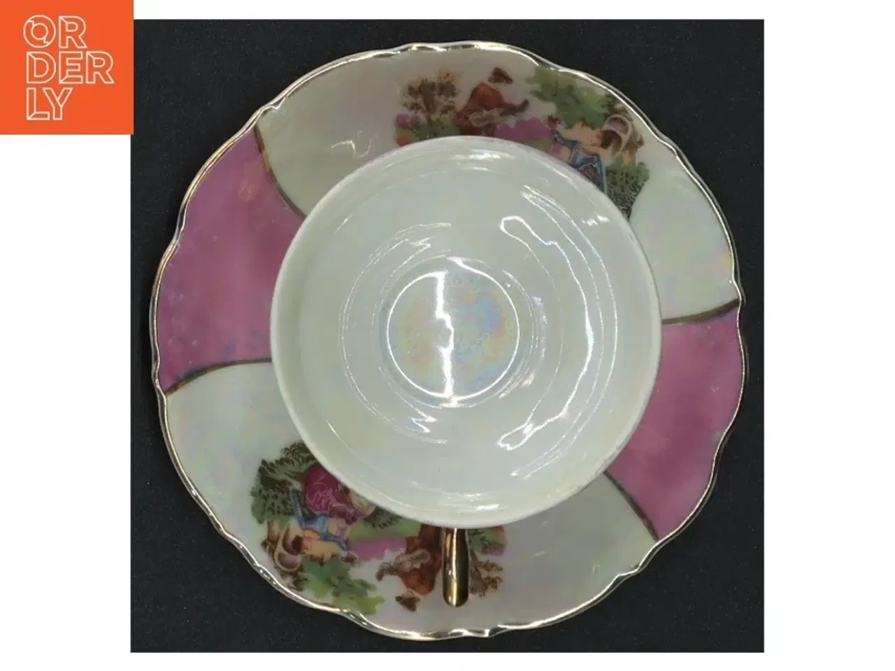 Billede 4 - Porcelænskop og underkop (str. Diameter 11,5 cm op 7 x 4 cm)