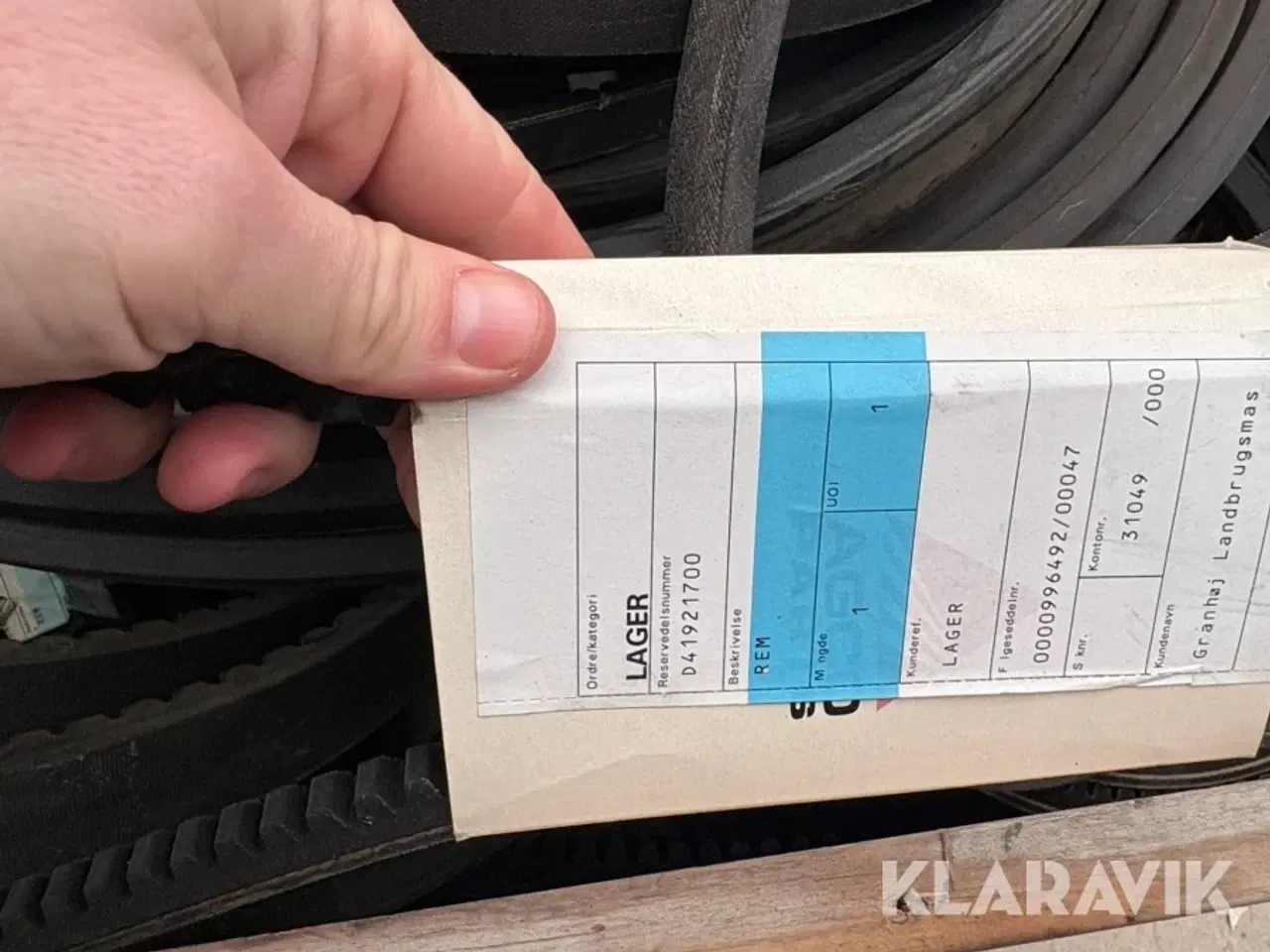 Billede 4 - Paller med assorteret remme