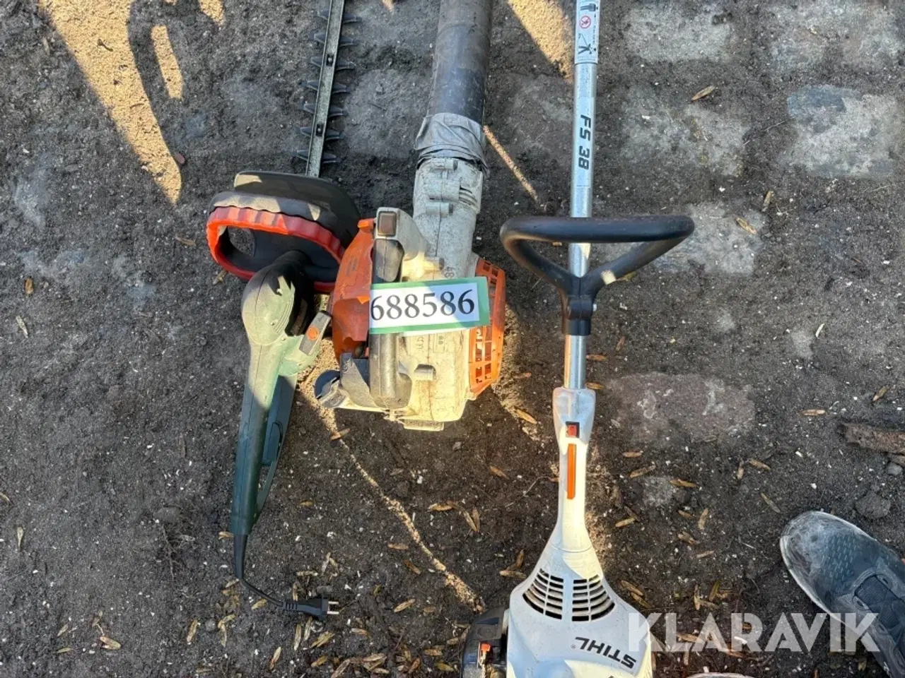 Billede 2 - Løvblæser, hækkeklipper og græstrimmer STIHL,metabo