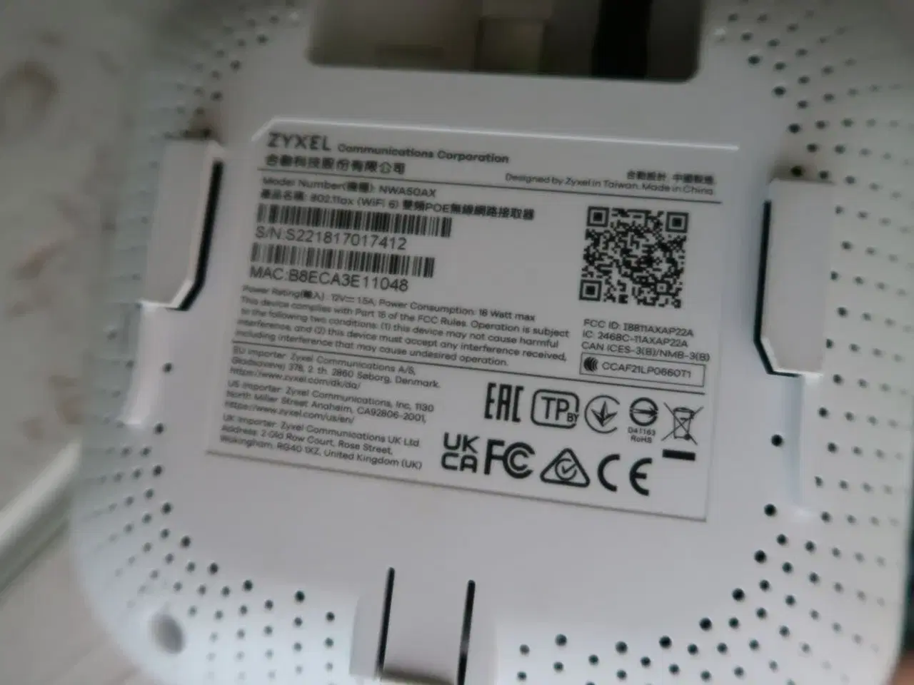 Billede 6 - Router CISCO SG350-10P, Accesspoint ZYXEL NWA50AX