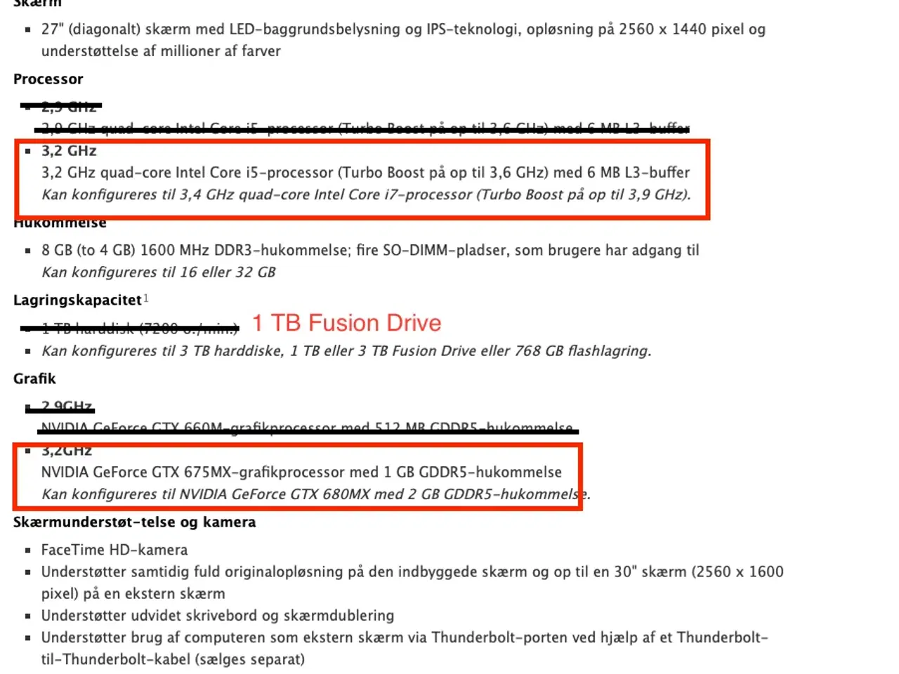 Billede 8 - iMac 27" Væghængt 1000 GB Fusion Drive
