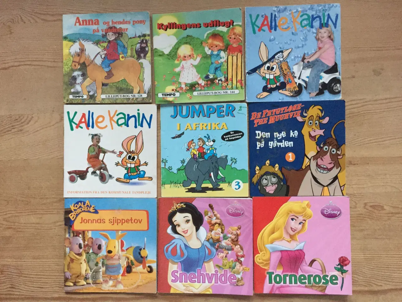 Billede 1 - 6 x 9 børnebøger, Lilleput, Disney m.fl.