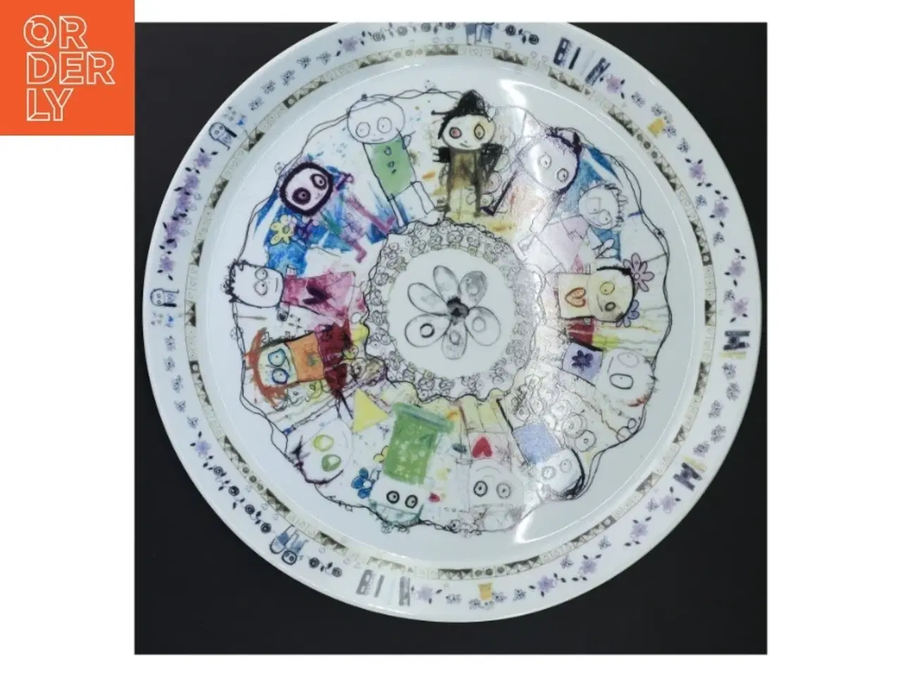 Billede 1 - Dekorationstallerken fra Paul Pava (str. Ø 34 cm)