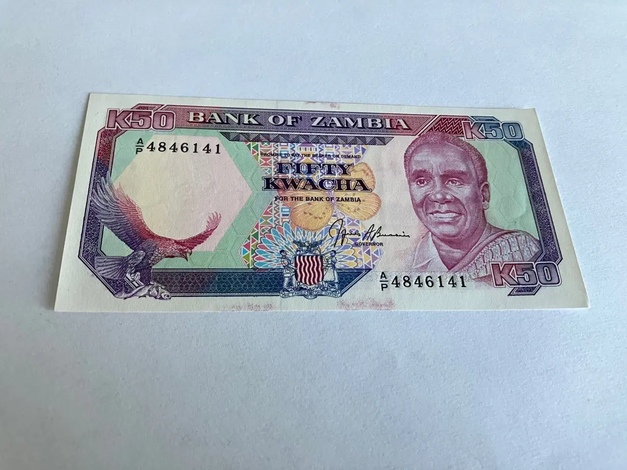 Billede 1 - 50 Kwacha Zambia