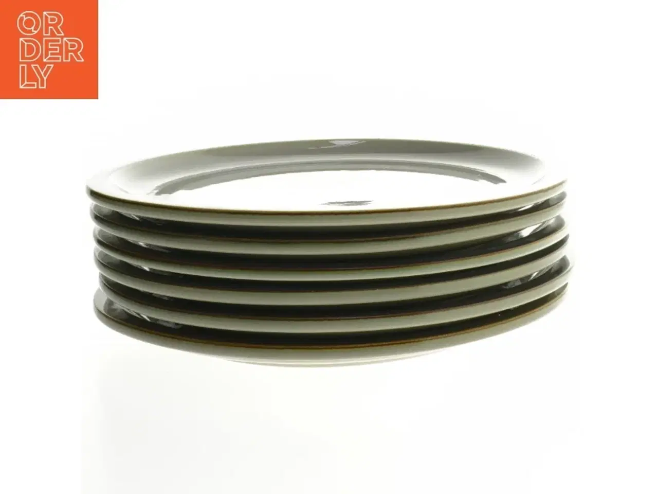 Billede 1 - Runde tallerkener, sæt af 6 fra B&G (str. Ø 24 cm)