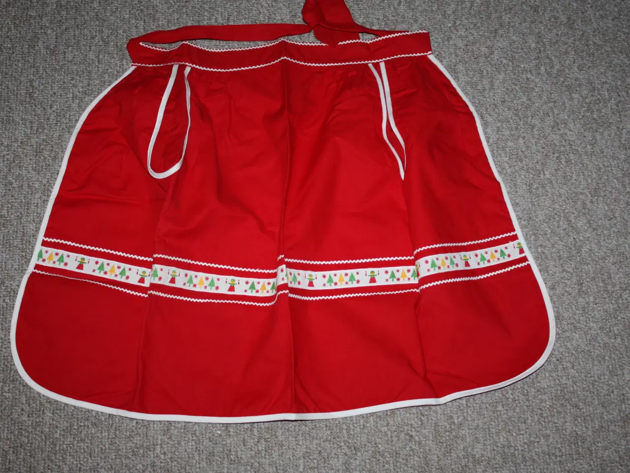 Billede 1 - Rød Jule forklæde