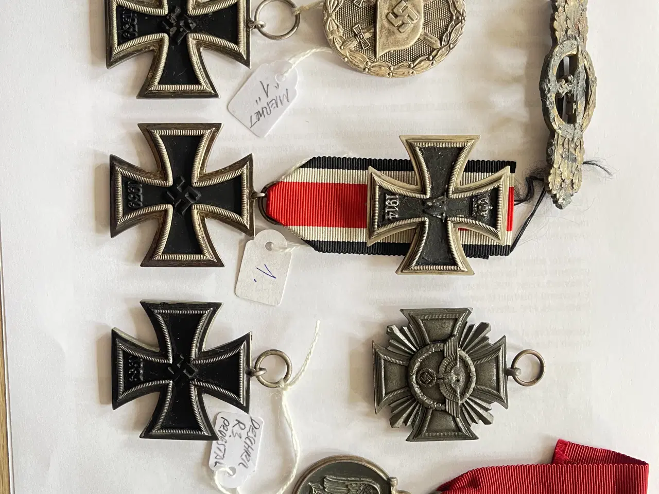 Billede 1 - Tyske krigs medaljer - pris i tekst