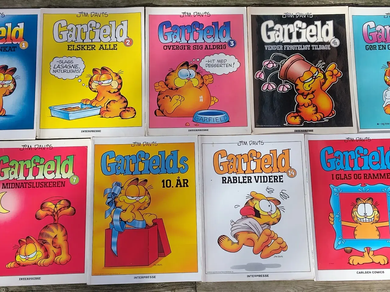 Billede 1 - 9 Stk. Garfield