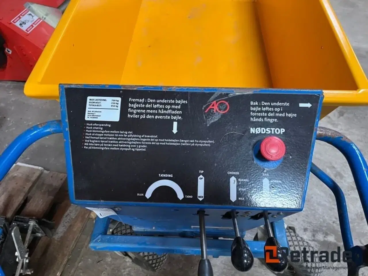 Billede 5 - - - - PTS / AO Aflæsservogn Benzin