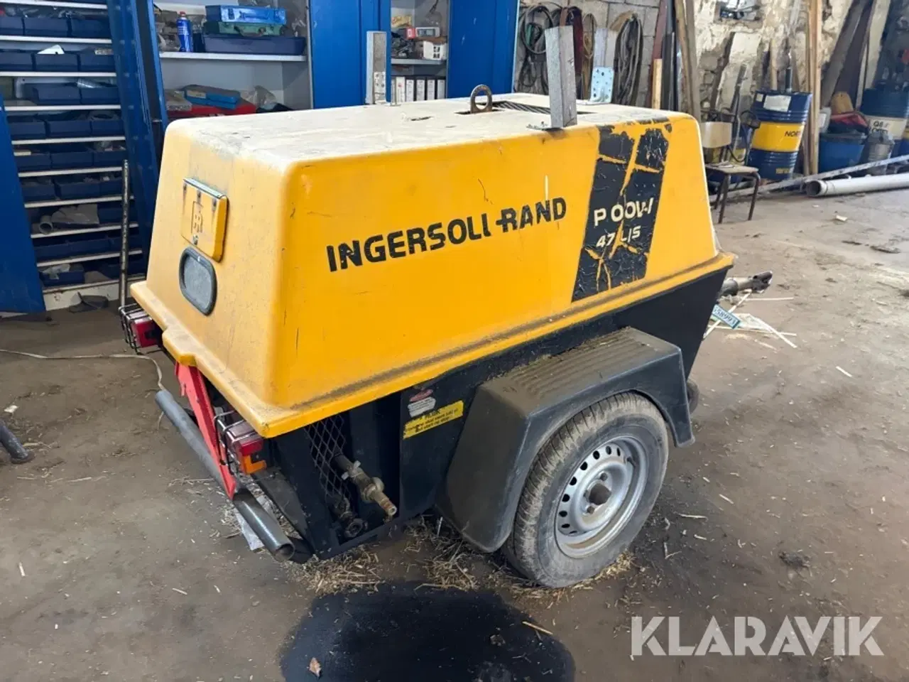 Billede 3 - Diesel kompressor Ingersollrand P00W 47 L/S