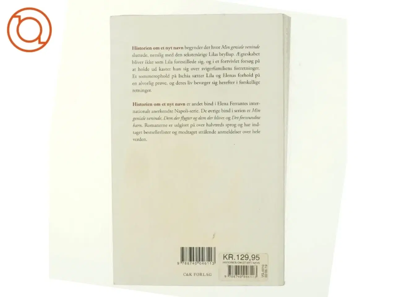 Billede 5 - Historien om et nyt navn : ungdom af Elena Ferrante (Bog)