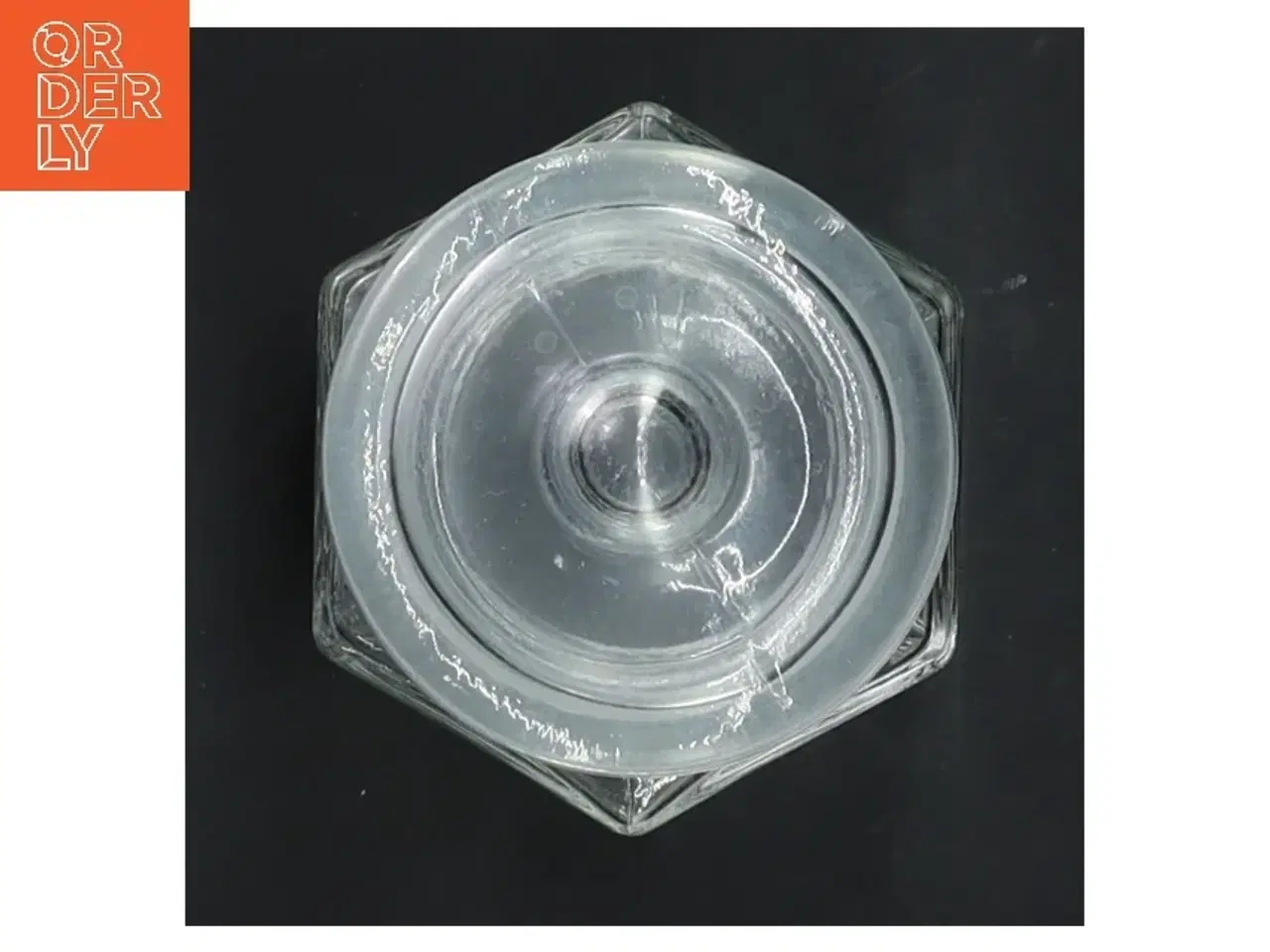 Billede 2 - Glasbeholder med låg (str. 11,5 cm)