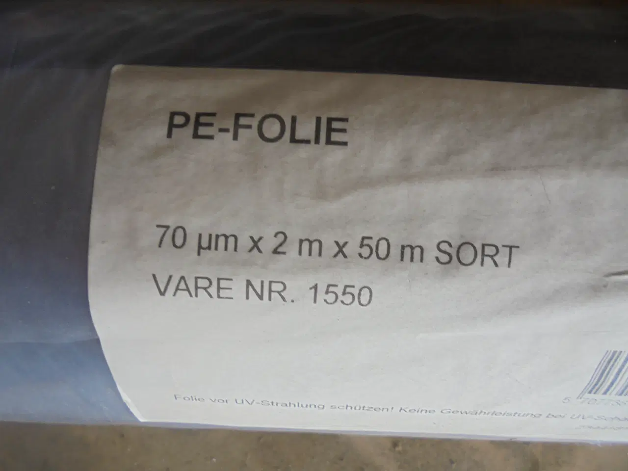 Billede 1 - Ruller med sort Plastik