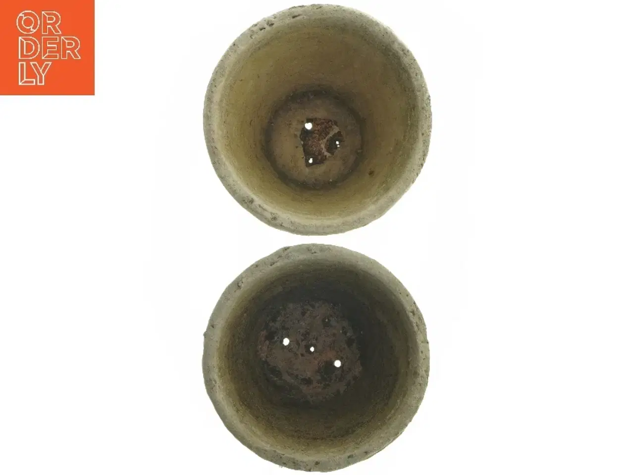 Billede 4 - To små urtepotter (str. 15x12 cm)