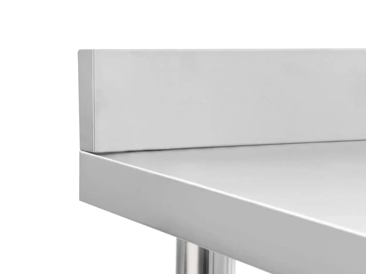 Billede 6 - Arbejdsbord til køkken m. stænkplade 60x60x93 cm rustfrit stål