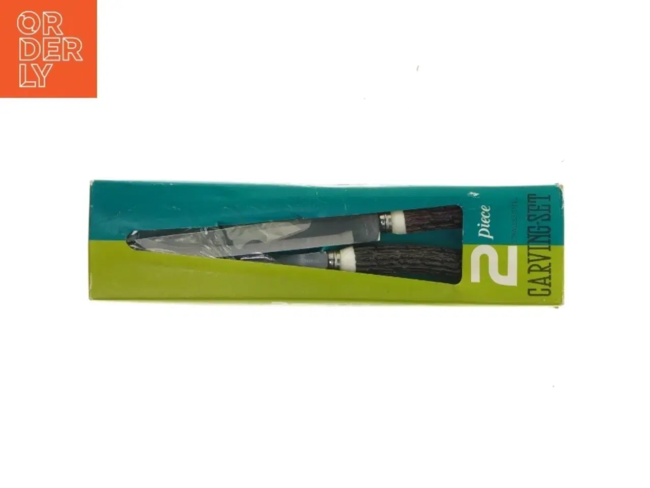 Billede 1 - 2-delt skæresæt med kniv og gaffel (str. 26 cm)