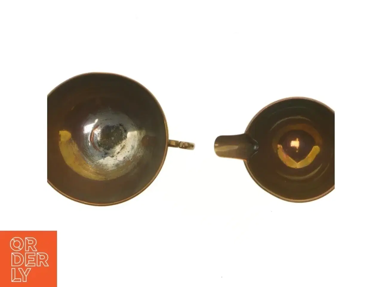 Billede 6 - Sæt med skål og kande i bronze (str. 8 cm)