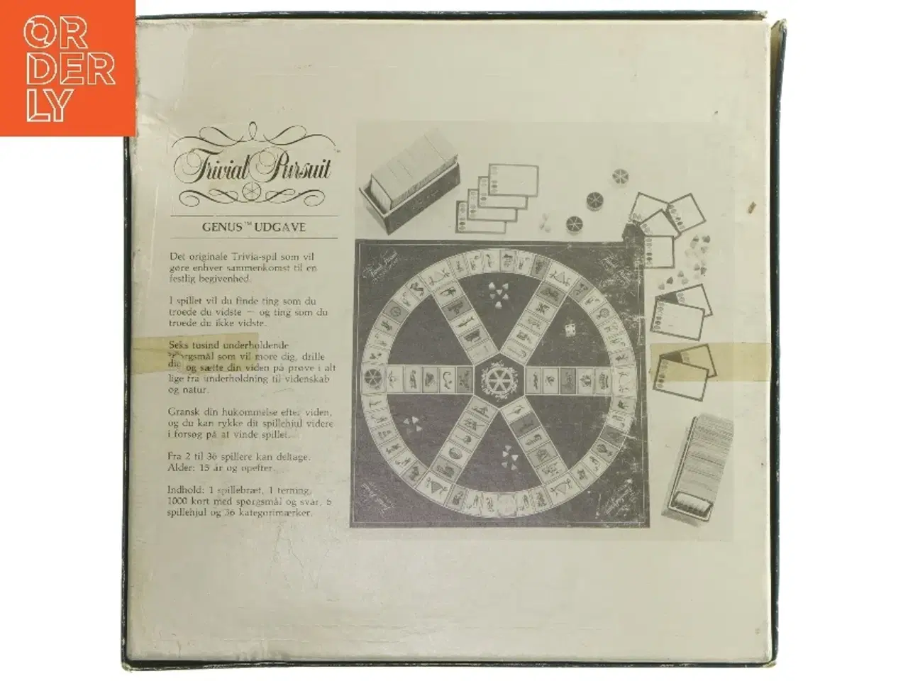 Billede 2 - Trivial Pursuit Genus Udgave fra Trivial Pursuit (str. 27x27 cm)