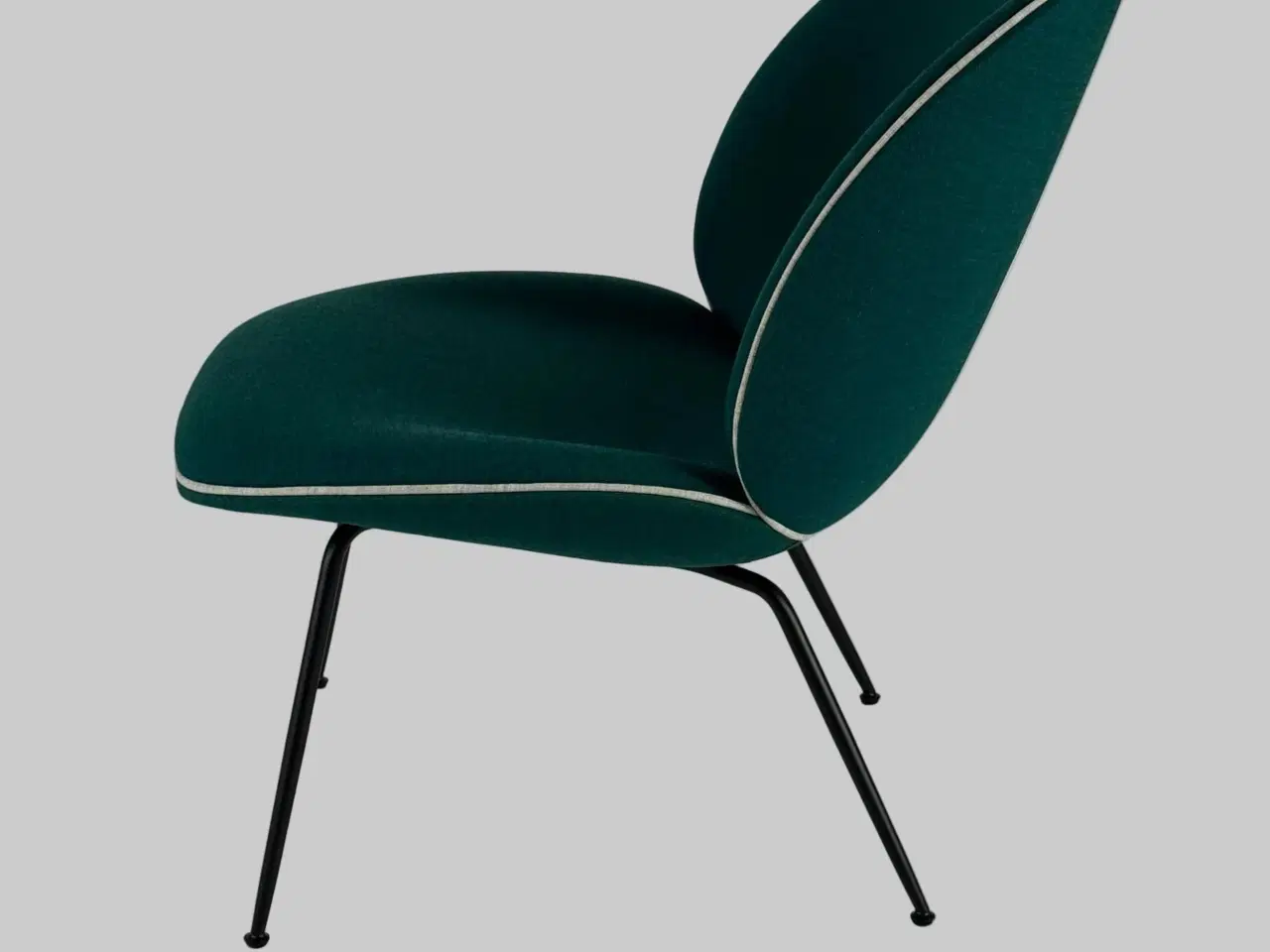 Billede 4 - GUBI Beetle Loungestol – Grøn/Sort Stel
