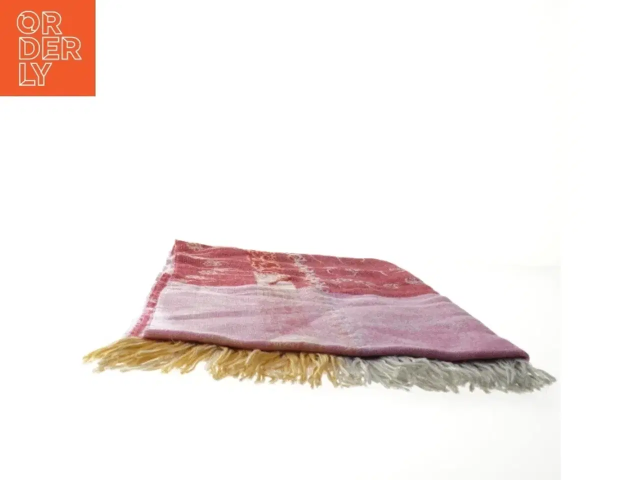 Billede 2 - Tørklæde med mønster (str. 60x194 cm)