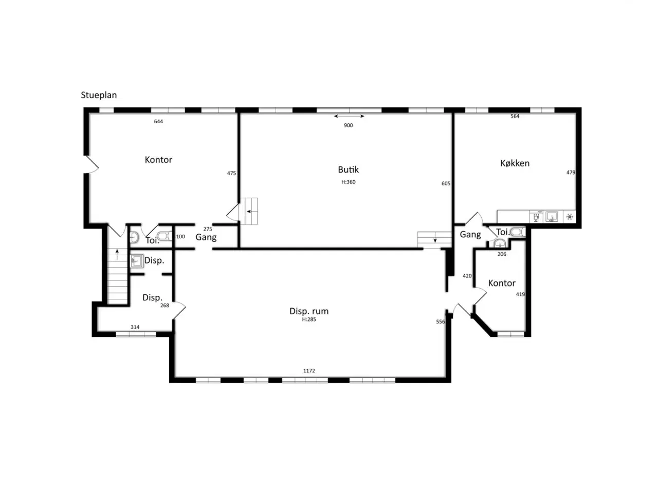 Billede 14 - Butikslejemål - 494 m² fordelt på stue og kælder