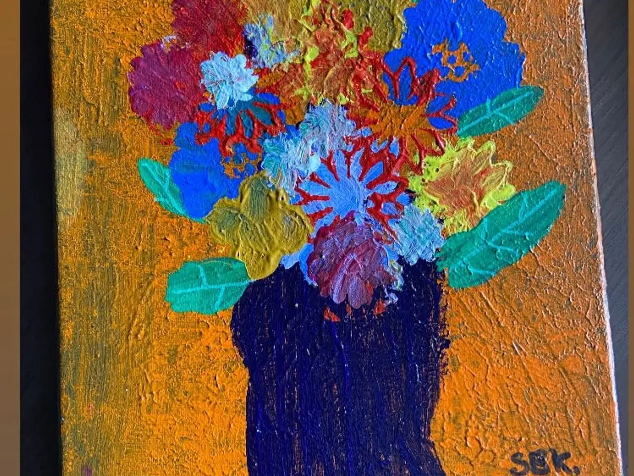 Billede 4 - Malerier kunst homemade